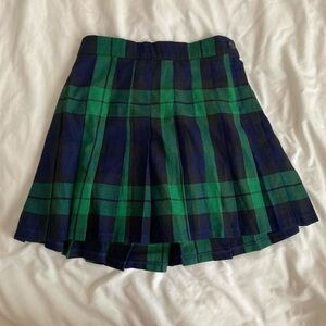 aerie plaid mini skirt